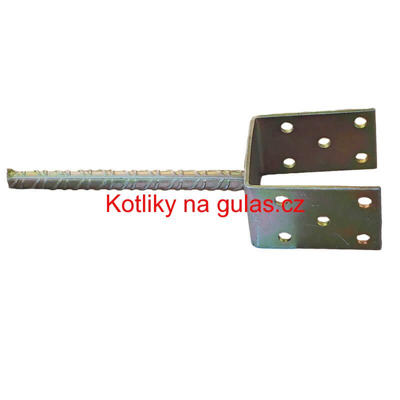 Patka zápustná, kotevní, pozinkovaná 8 cm