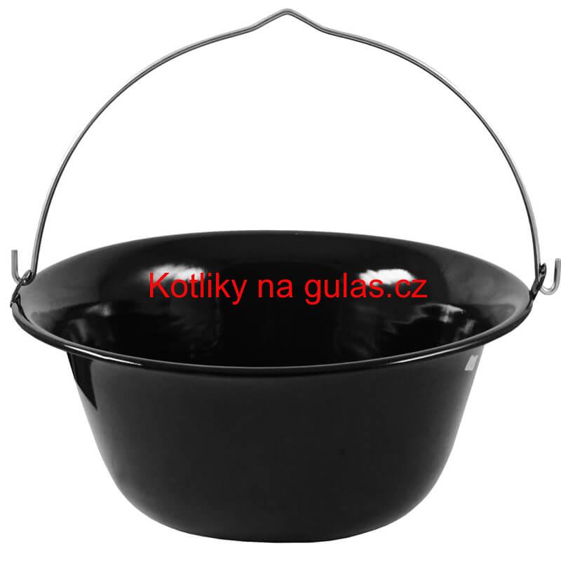 Smaltovaný kotlík 14 L + kovová kotlina 36 KOV