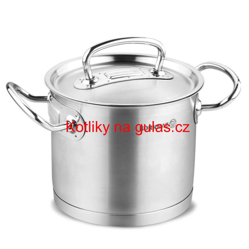 Sada nerezových hrnců s poklicí + rendlík 2 + 1 ks 5 L, 9 L, 1,5 L