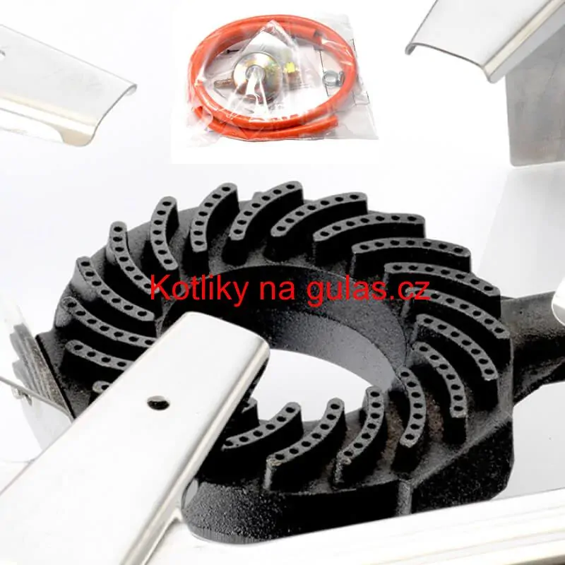 Plynový hořák - vařič 3,5 kW PB INOX + připojovací příslušenství