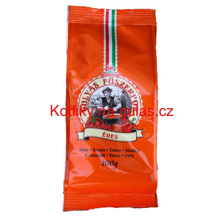 Nerezový hrnec 11 L + skleněná poklice + paprikový pepř na guláš - sladký 100 g