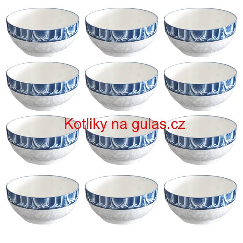 Keramické misky na servírování guláše 15 cm 12 ks