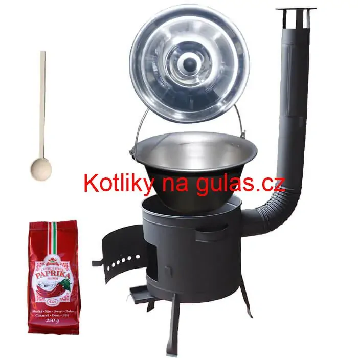 Nerezový kotlík 20 L (1,5 mm) + silnostěnná (1,5 mm) žáruvzdorná kotlina BALKY STRONG 42 PLUS 600