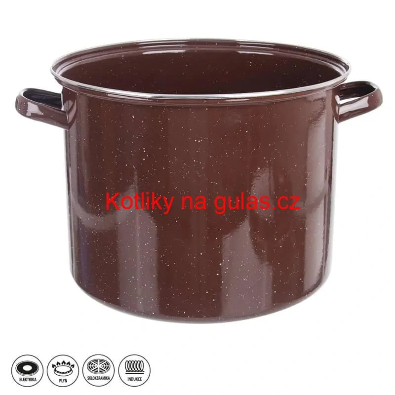 Hrnec hrubostenný smaltovaný + poklice 20 l FALCO + pepř na guláš - sladké 100 g