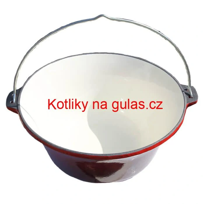 Litinový kotlík 22 L - smaltovaný povrch