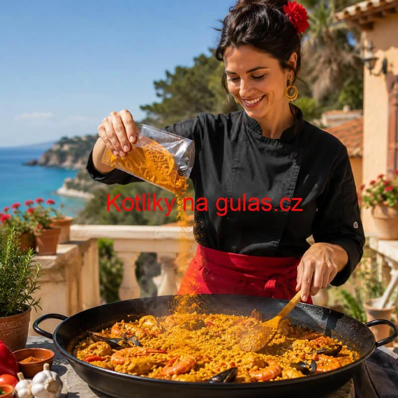 PAELLA pepř 50 g - španělská kořenová směs s kurkumou a česnekem - Chuť Rizota a Rýžových Jídel
