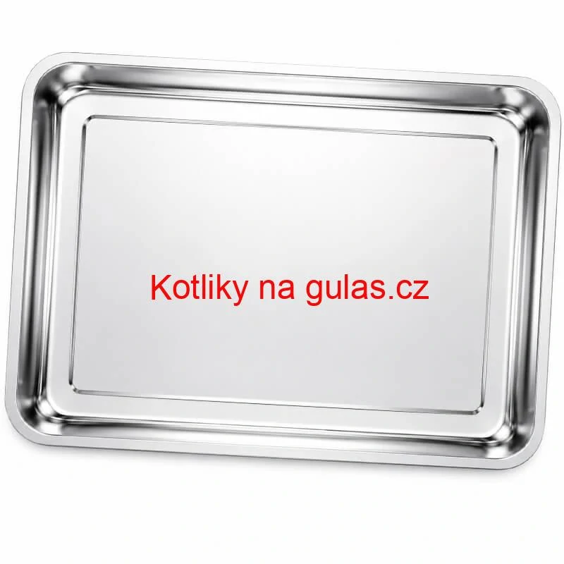 Nerezový plech na pečení střední 49,3 × 34,3 cm