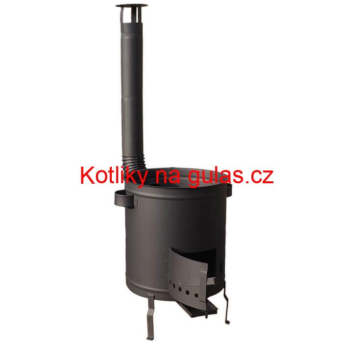Silnostěnná kotlina 45 cm (2 mm) STRONG + žáruvzdorná barva Plus 600