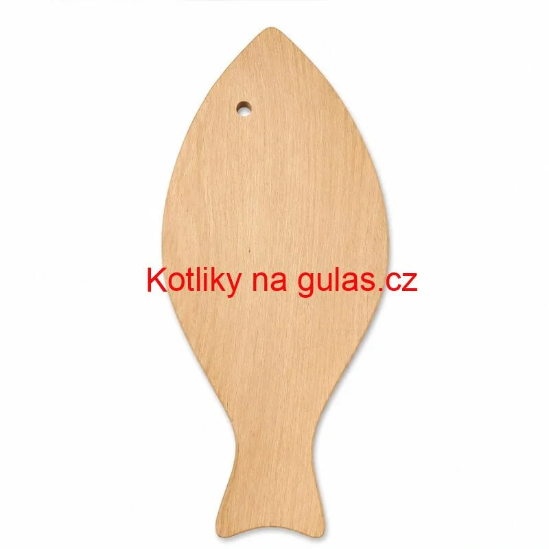 Dřevěné prkénko na krájení a servírování Ryba 36 × 16 × 1,5 cm