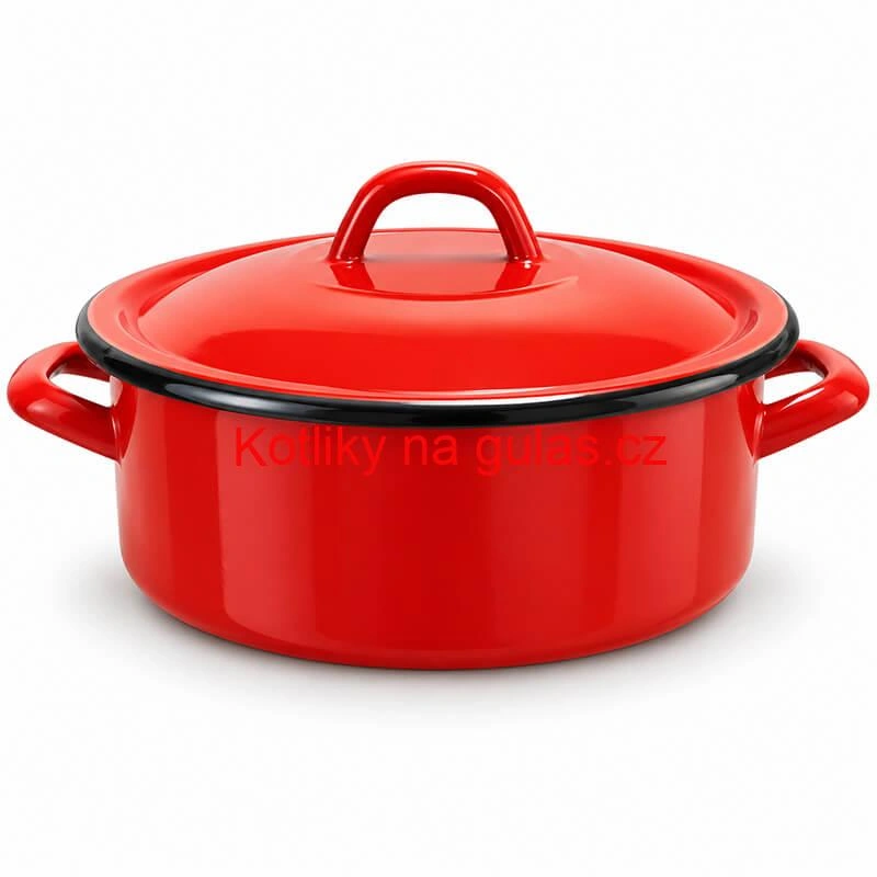 Smaltovaný kastrol FALCO 10 l s poklicí