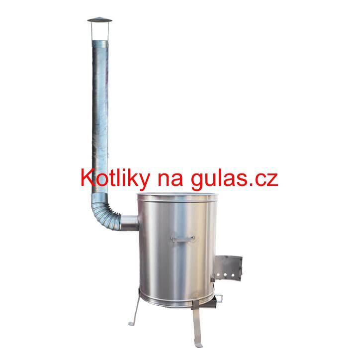 Nerezová kotlina 45 cm – Vysoká