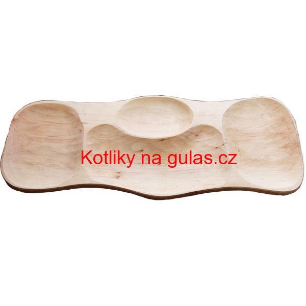 Servírovací dřevěný podnos