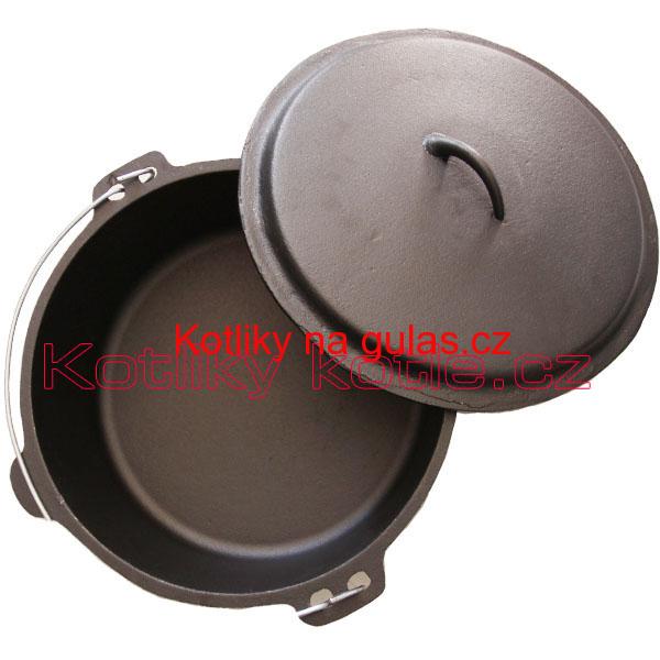 Litinový kotlík 5,5 L + poklice