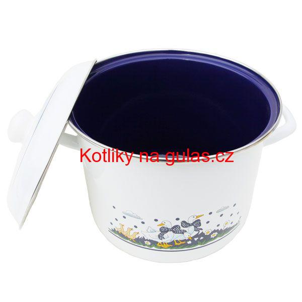 Smaltovaný hrnec 3,5 L - Kachničky