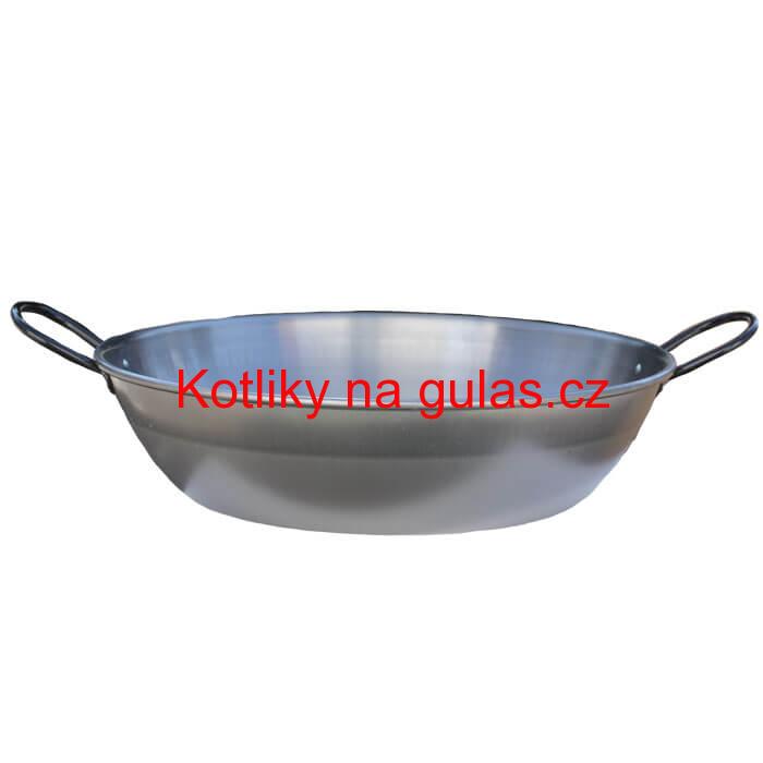 Pánev 40 cm ocelová vysoká