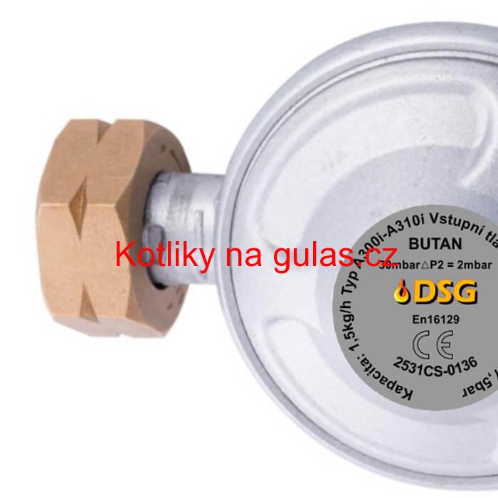 Regulátor tlaku plynu 30 mbar UNI