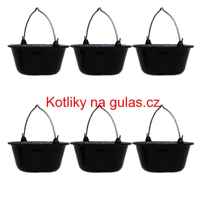 Servírovací souprava SMALT BLACK 6 ks