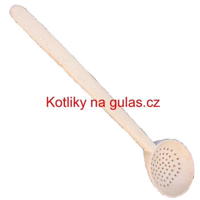 Veliká naběračka - vařečka - děrovaná