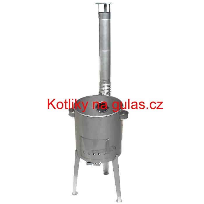 Nerezová kotlina pod kotlíky 45 cm LUXUS