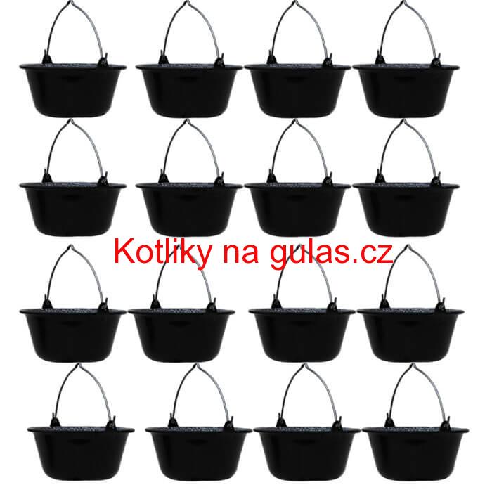 Servírovací souprava SMALT BLACK 16 ks