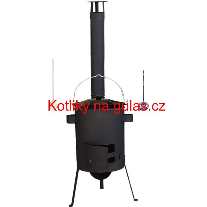 Smaltovaný kotlík 13 L + žáruvzdorná kotlina 36 PLUS 600 4 MM