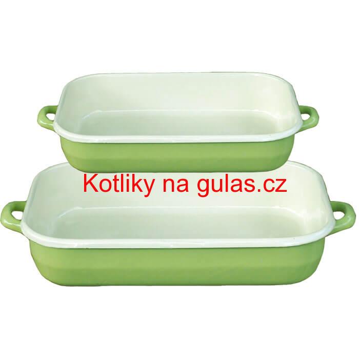 Smaltované pekáče GREEN 2 ks