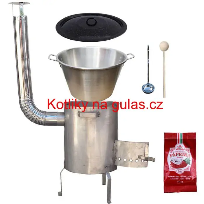 Nerezový kotel 40 L (1,2 mm) + nerezová kotlina (1,5 mm) 45 cm STRONG EXCLUSIVE