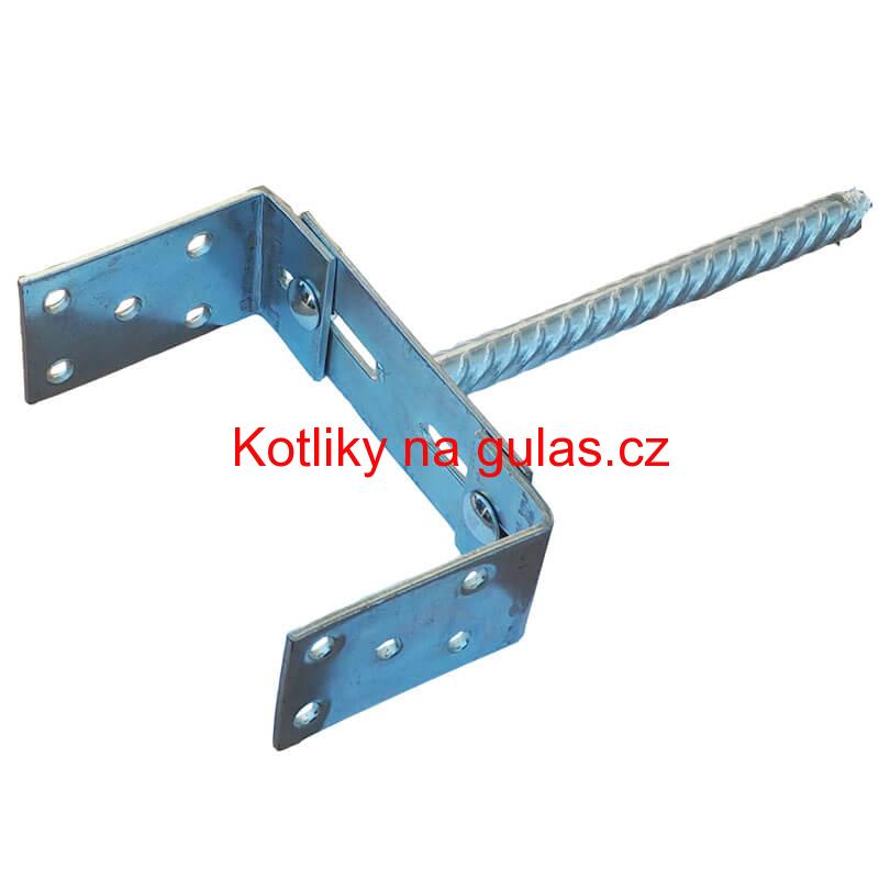 Patka zápustná, kotevní, nastavitelná 0-17 cm