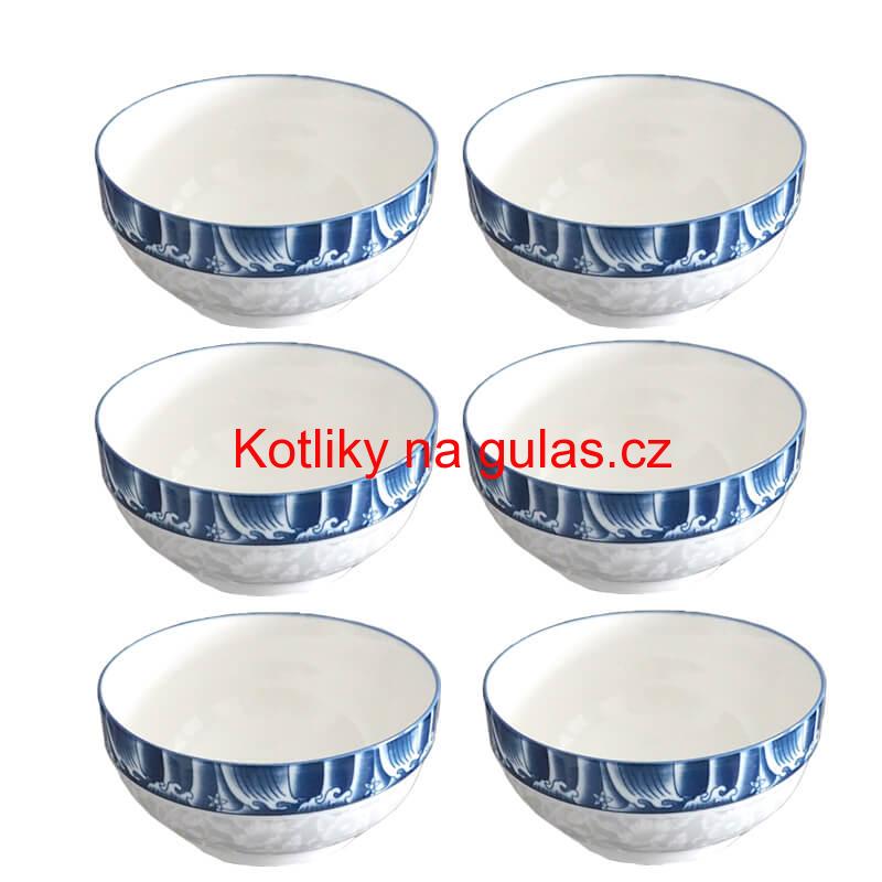 Keramické misky na servírování guláše 15 cm 6 ks