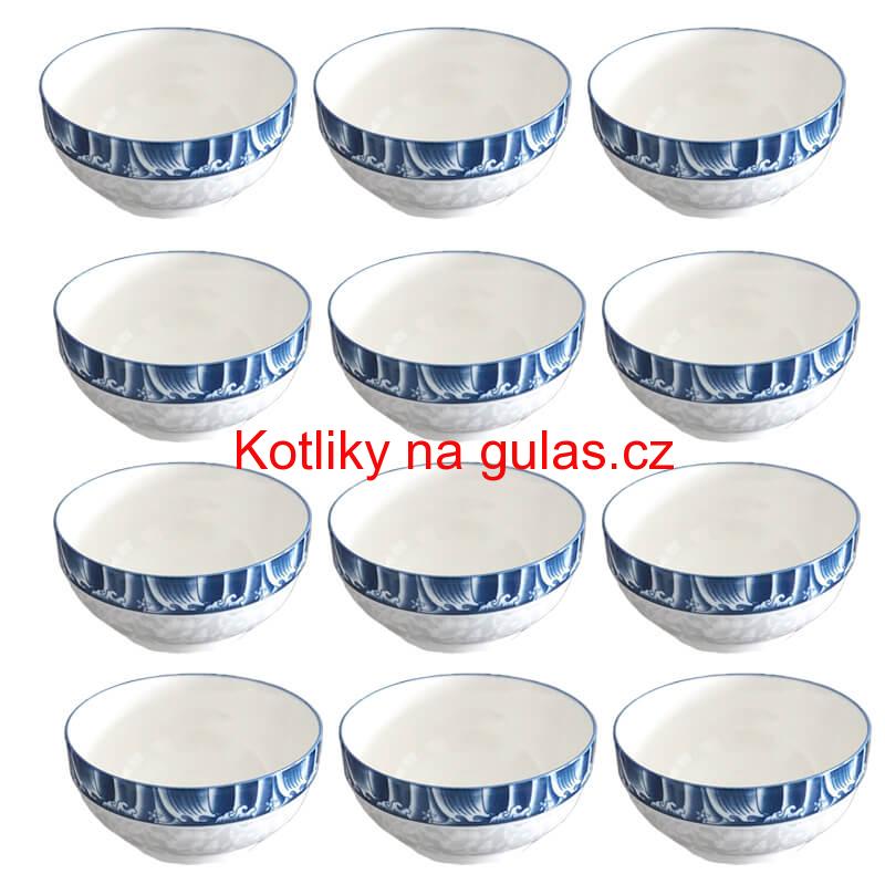 Keramické misky na servírování guláše 15 cm 12 ks