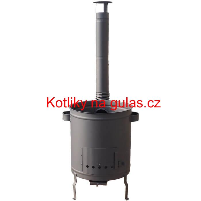 Silnostěnná kotlina 53 cm (1,5 mm) STRONG + žáruvzdorná barva Plus 600