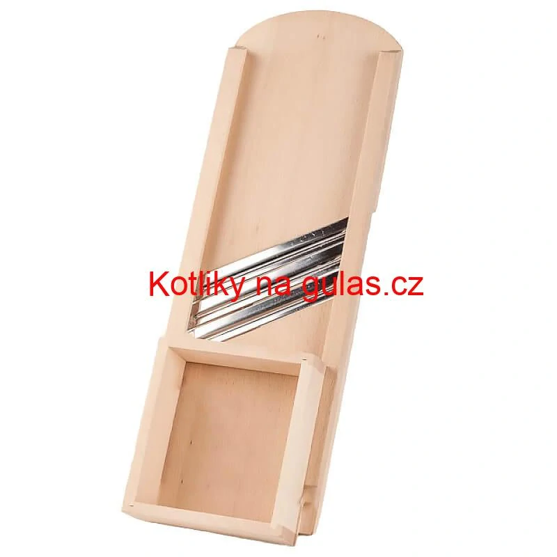 Ruční dřevěný kráječ zelí 3 nože 56 x 19 cm (malý)