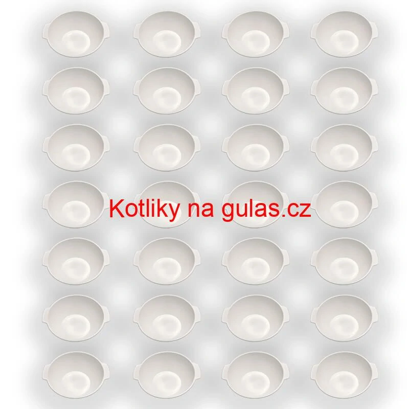 Sada 24 ks: Plastová miska na fajnový kotlíkový guláš a polévky – 750 ml