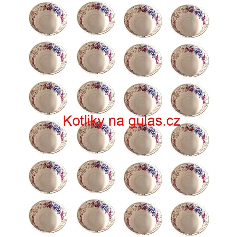Plastová miska s květinovým vzorem (750 ml) – nyní v sadě 24 kusů!