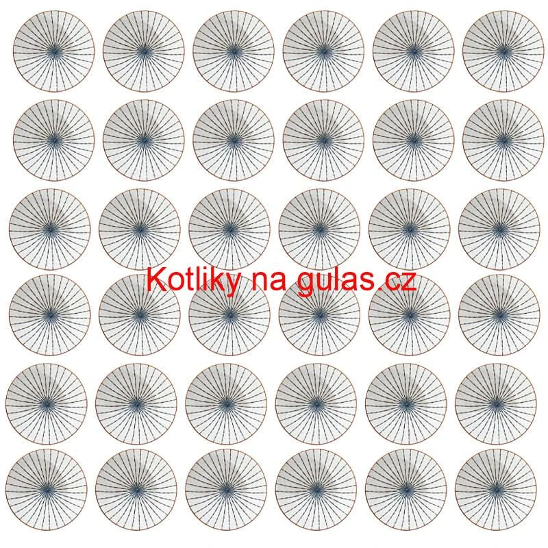 Sada 24 ks velkých keramických misek na guláš a polévky, 1 litr