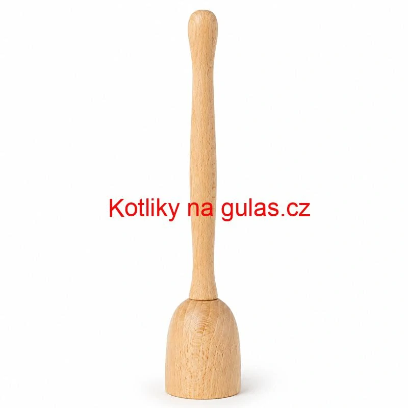 Dřevěný drtič na brambory a zeleninu 30 cm