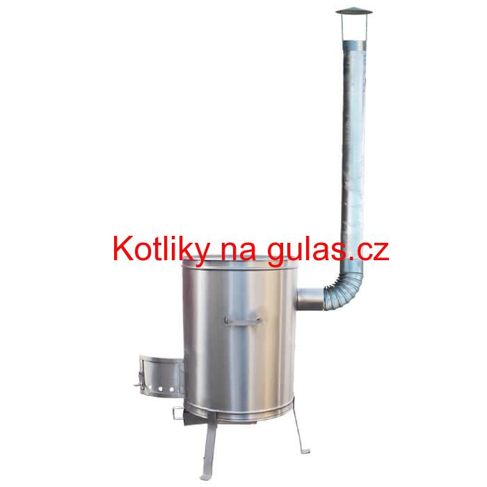 Nerezová kotlina 45 cm – Vysoká