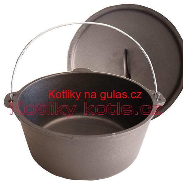Litinový kotlík 7,2 L + poklice
