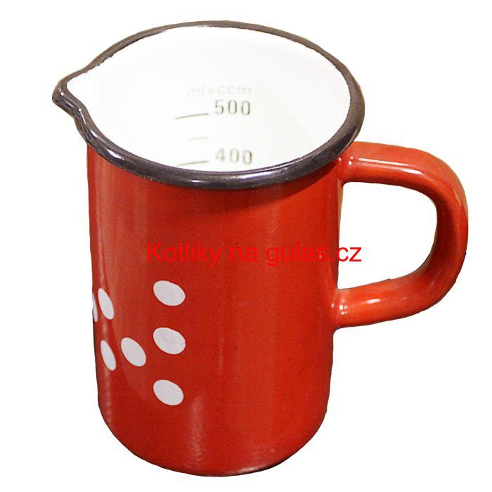 Smaltovaná konvice 0,5 L