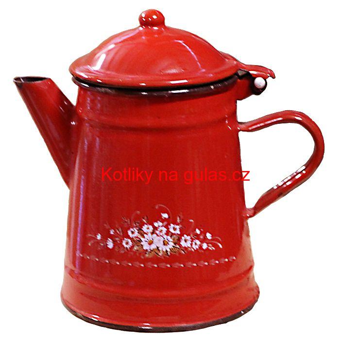 Smaltovaná konvice 1 L DEKO