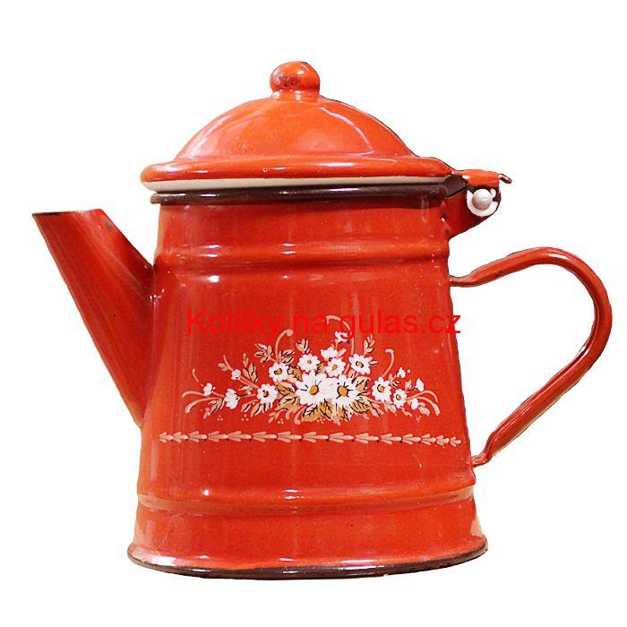 Smaltovaná konvice 0,5 L DEKO