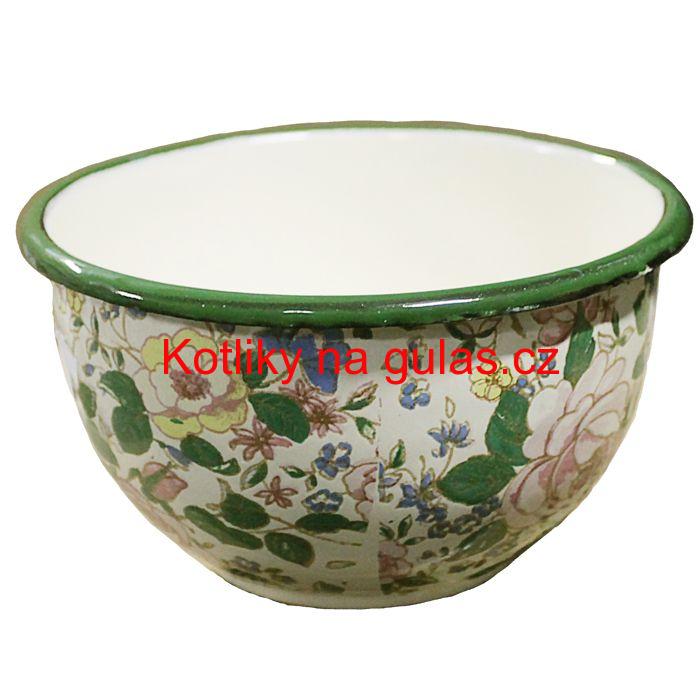 Smaltovaná vzorovaná miska 13 cm DECOR