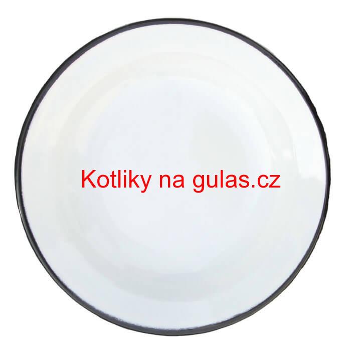 Smaltovaný talíř 22 cm