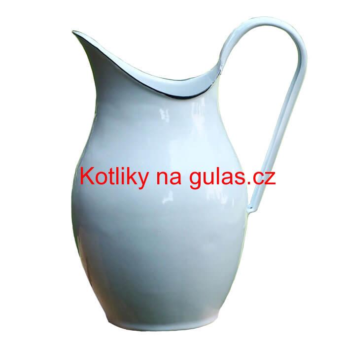 Smaltovaná konvice na vodu 2 L BÍLÁ