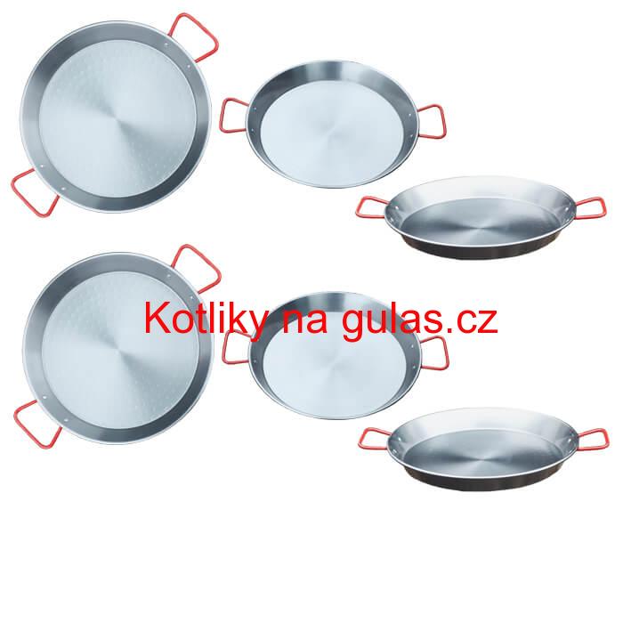 Paella Tapas catering 20 cm - 6 ks ocelových pánví