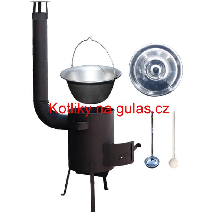Nerezový kotlík 20 L (1,5 mm) + žáruvzdorná kotlina 42 PLUS 600 4 MM