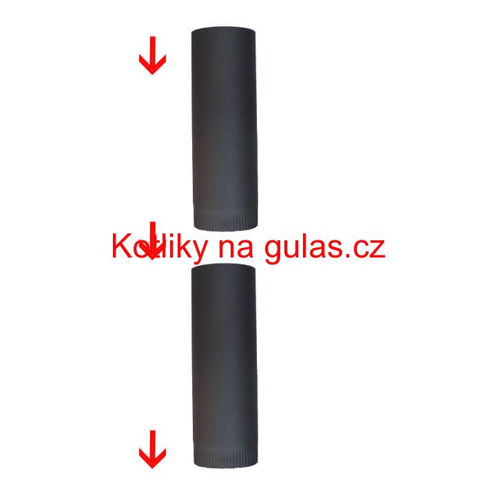 Roura na kouřovod PLUS 600 50 cm x 11,8 cm