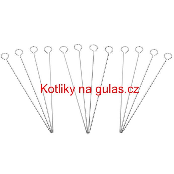 Jehly na špízy 12 ks