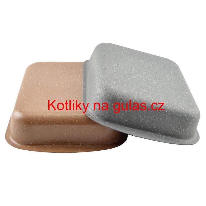 Pekáč s granitovým povrchem 29 x 20 cm hnědý Granit Line