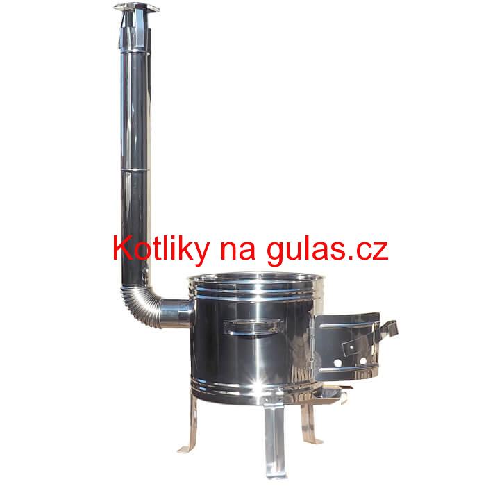 Nerezová kotlina s povrchovou antikorovou úpravou 36 cm INOX